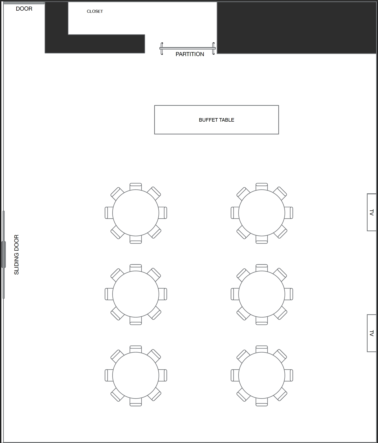 Audrey Room Layout D | OneThirtyFive Prime