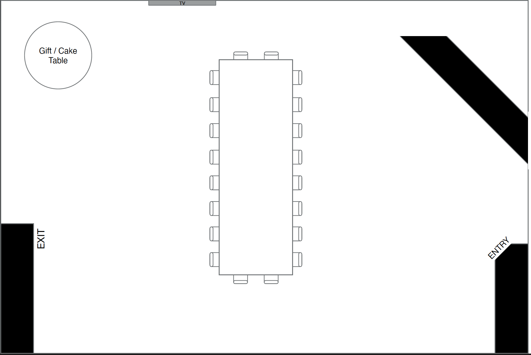 Chefs Table Layout B | OneThirtyFive Prime